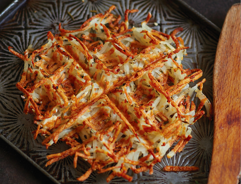 Waffled Hash Browns With Rosemary Recipe