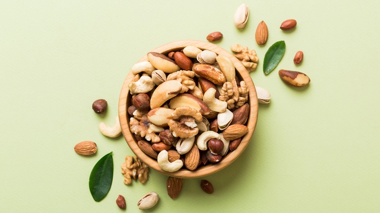 Bowl of mixed nuts