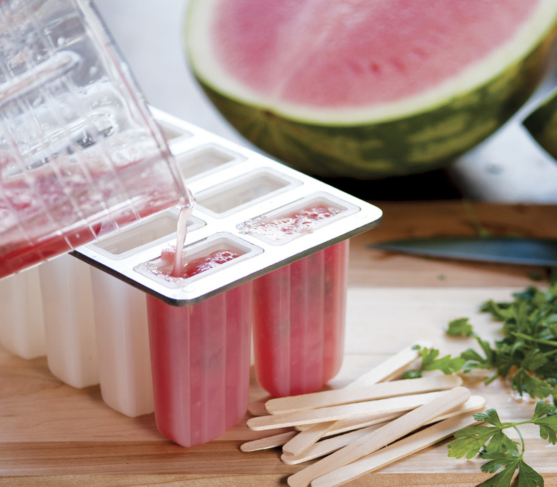 Watermelon & Parsley Ice Pops