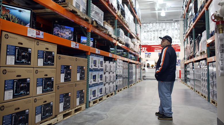 Interior of a Costco warehouse