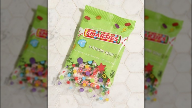 Smarties sour flavors
