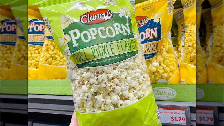 Dill pickle popcorn from aldi