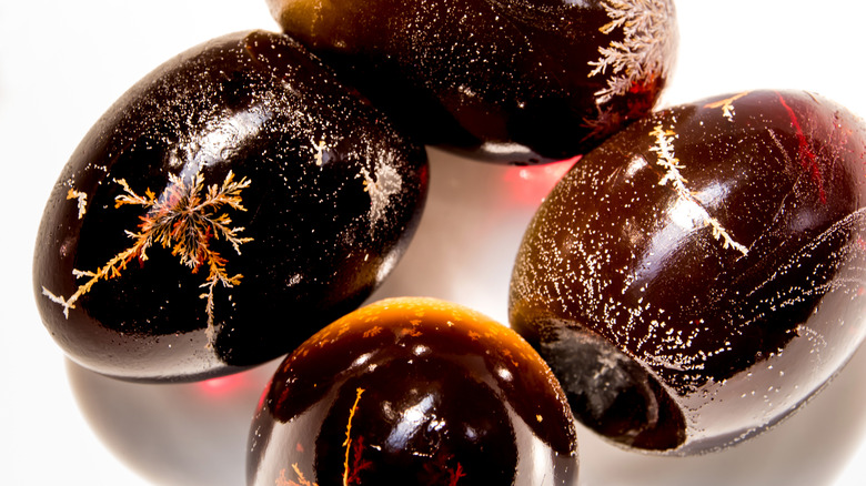 Snowflake century eggs