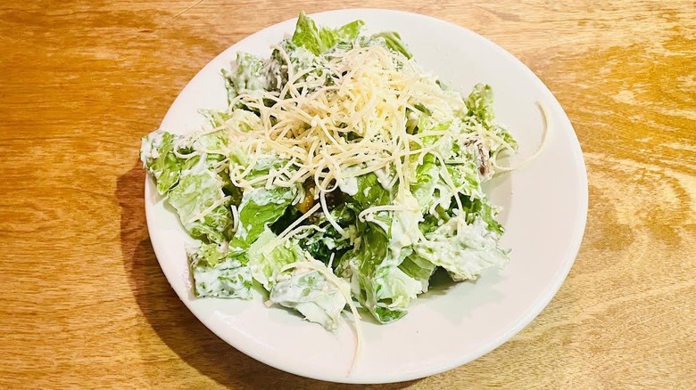 Texas Roadhouse's side Caesar Salad