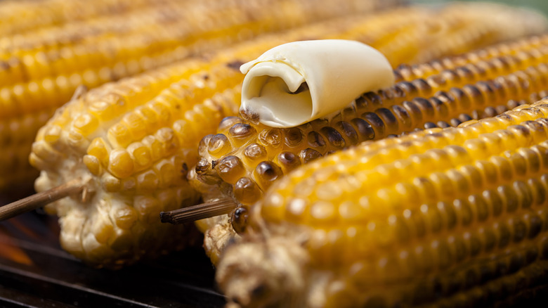 Butter on corn