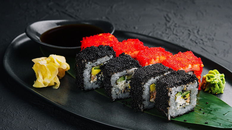 Fish roe sushi discount