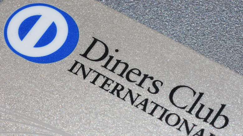 Close up of a Diners Club International Credit Card