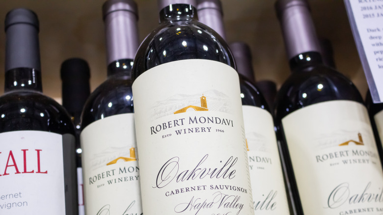 Wine labels pictured.