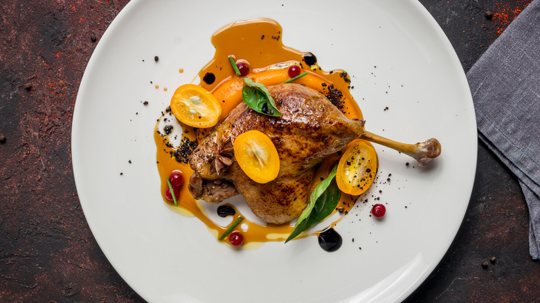 Duck leg confit
