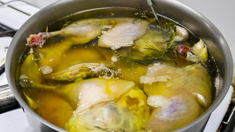 Duck confit in pot