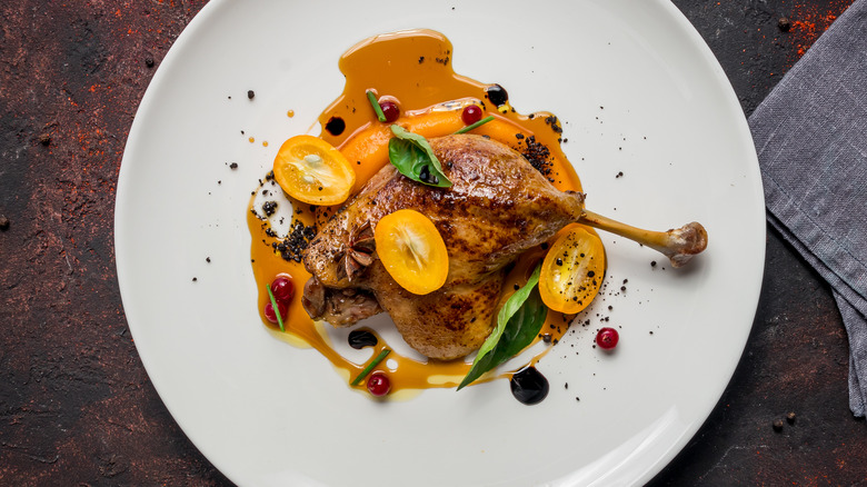 Duck leg confit