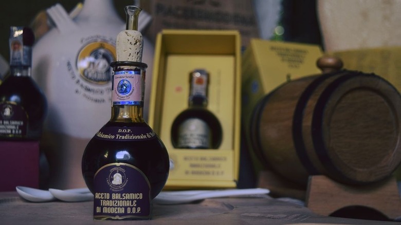 bottle of traditional balsamic vinegar