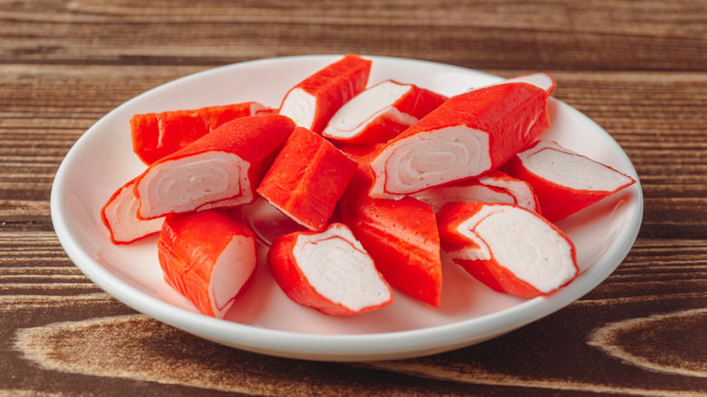 sliced crab stick
