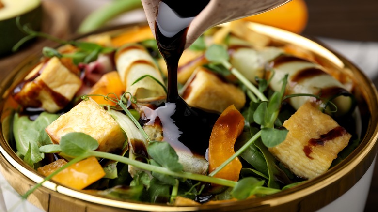 balsamic gastrique vegetables