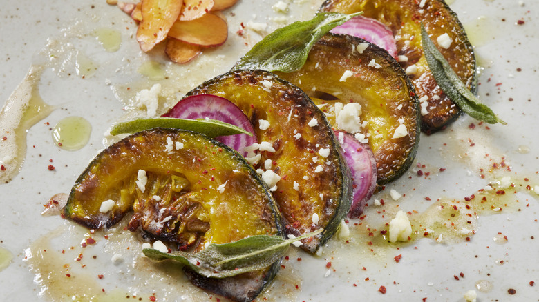 kabocha squash beets gastrique