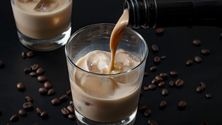 Baileys Irish Cream being poured