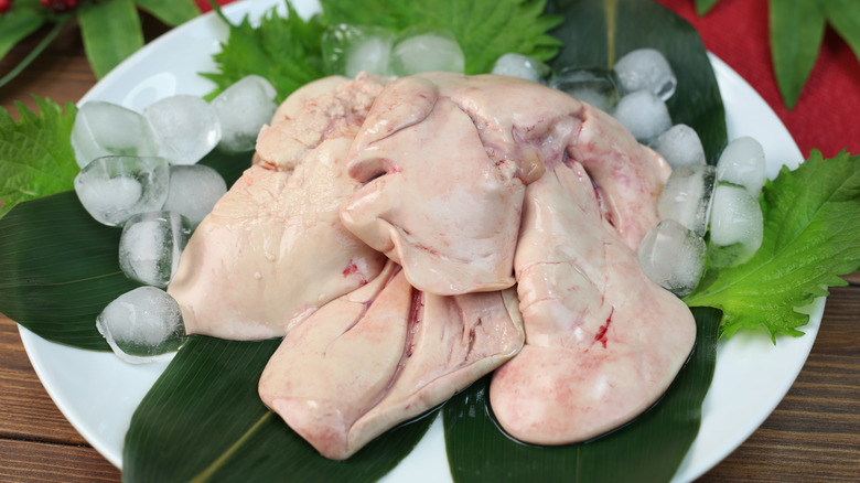 monkfish liver ankimo raw