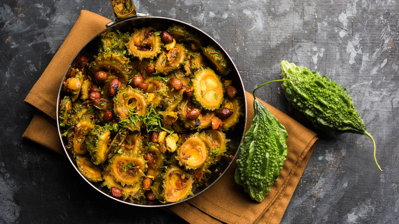 Karela sabzi bitter melon curry