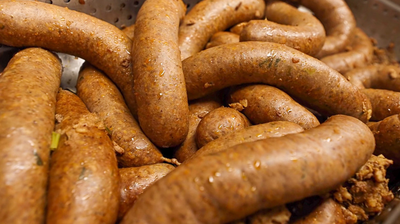 Boudin sausages