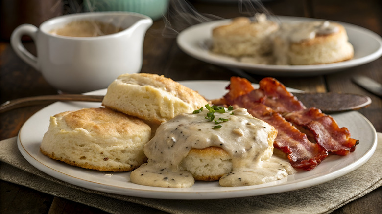 pictured classic southern breakfast