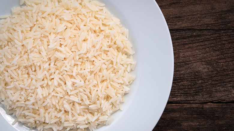 Cooked converted parboiled rice