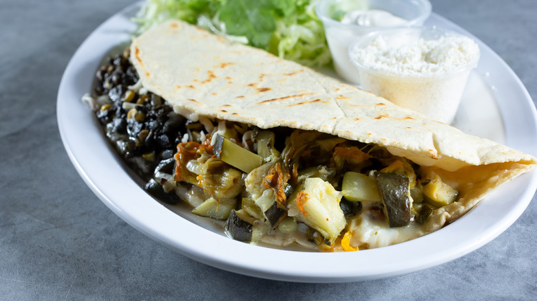 quesadilla with huitlacoche