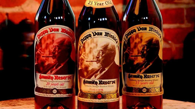 3 bottles of Pappy Van Winkle
