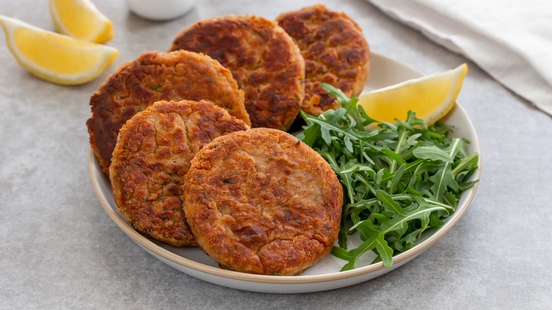 Vegan fish cakes