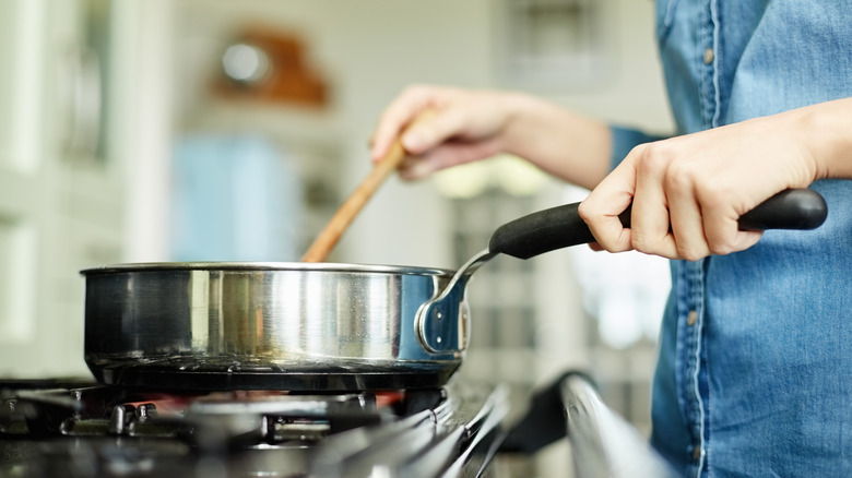 Cooking on a stovetop