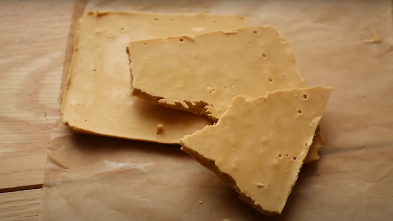 slab of blonde chocolate