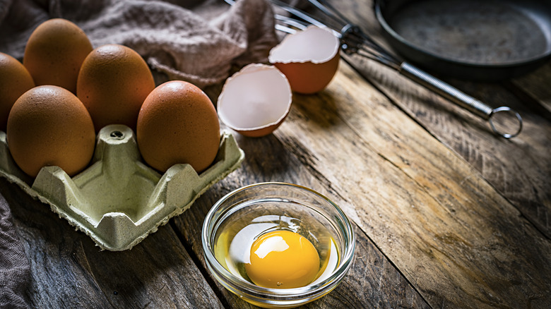 Egg in a bowl