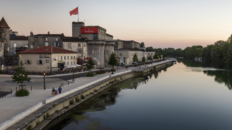 Hennessy factory in Cognac, France