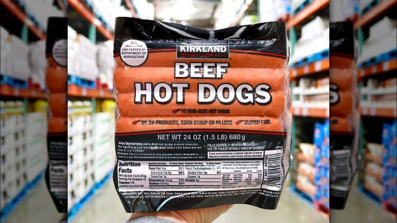 Kirkland beef hot dogs