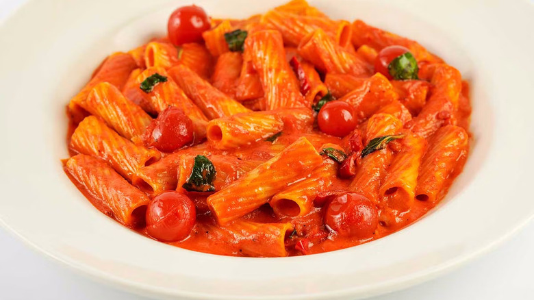 Cheesecake Factory spicy rigatoni vodka