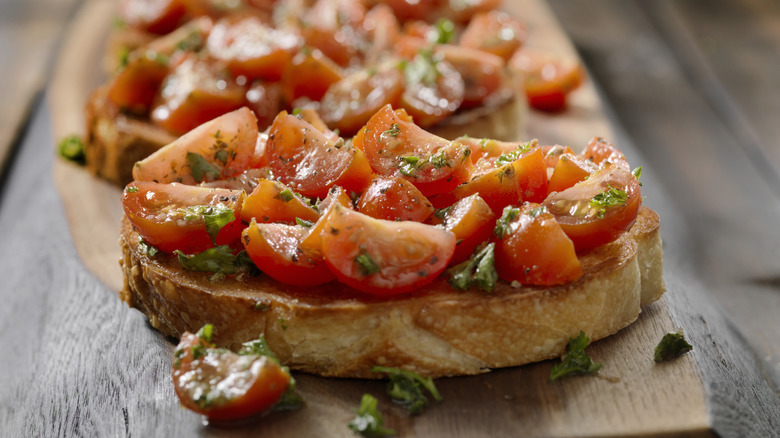 Tomato bruschetta