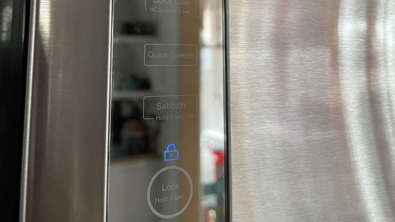 A fridge with Sabbath mode.