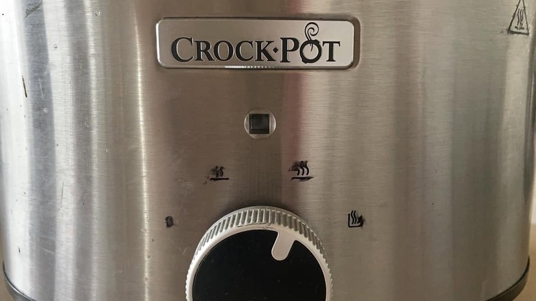 Symbols on a Crock-Pot.