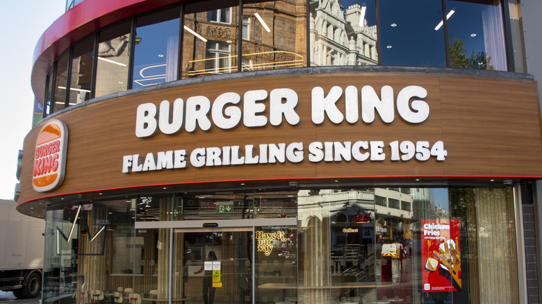 Big sign for Burger King