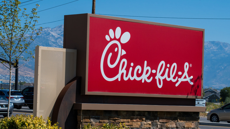 Chick-fil-A sign