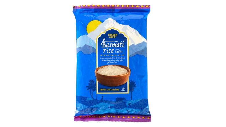Bag of basmati rice from Trader Joe's