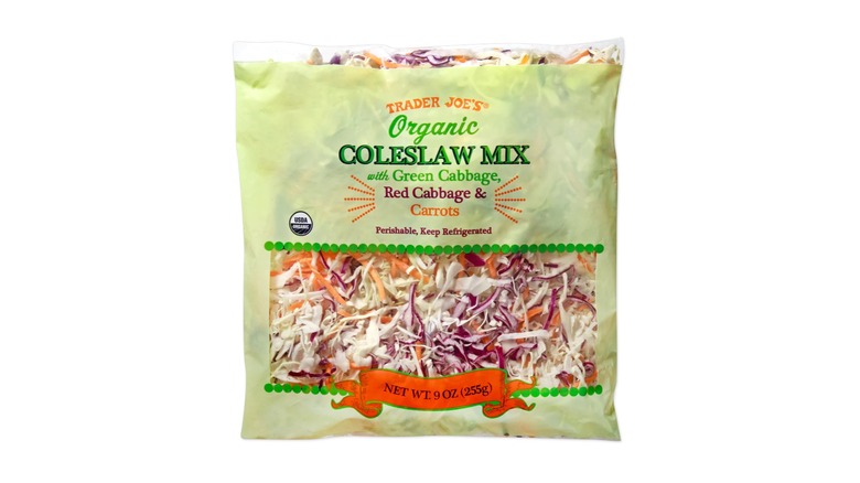 Bag of Trader Joe's coleslaw