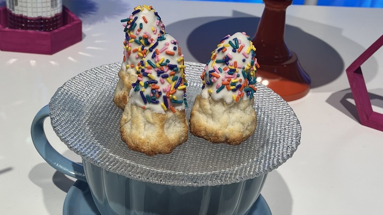 matterhorn macaroon rainbow sprinkles