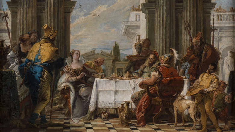 banquet of Cleopatra painting