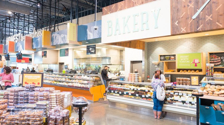Whole Foods bakery section