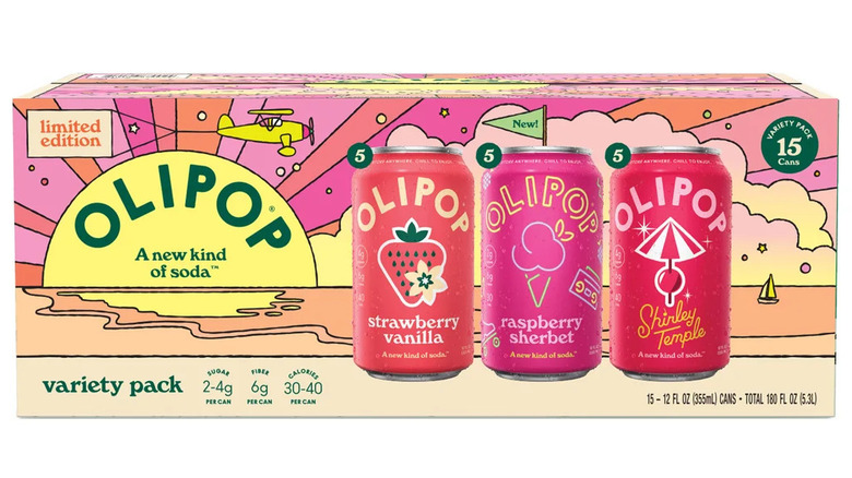A 15-pack Olipop Soda Spring Variety Pack