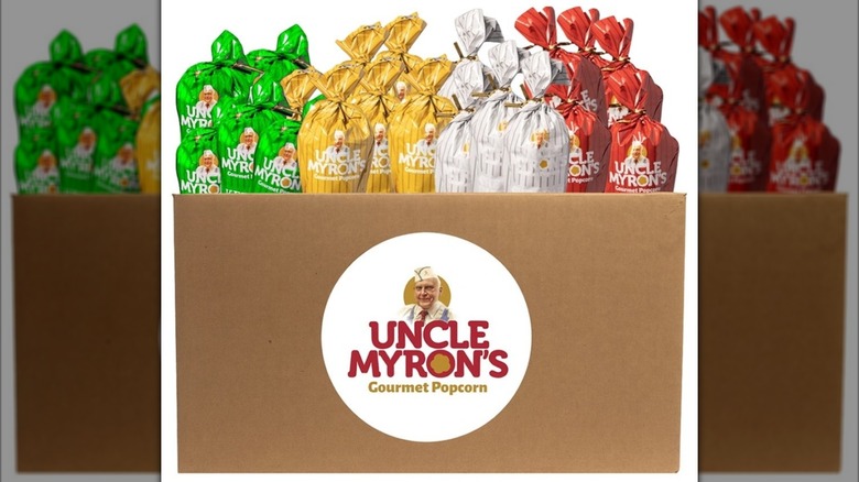 Uncle Myron's festive Popcorn Cones