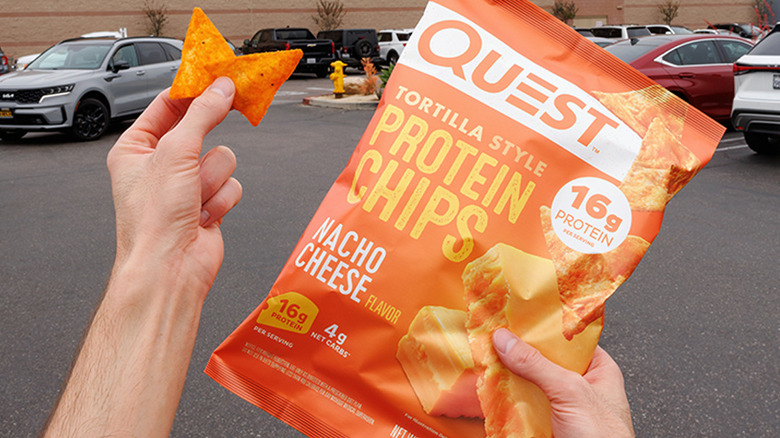 Quest Nacho Cheese protein chips