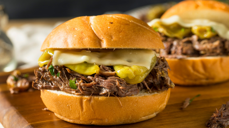Mississippi pot roast sandwich