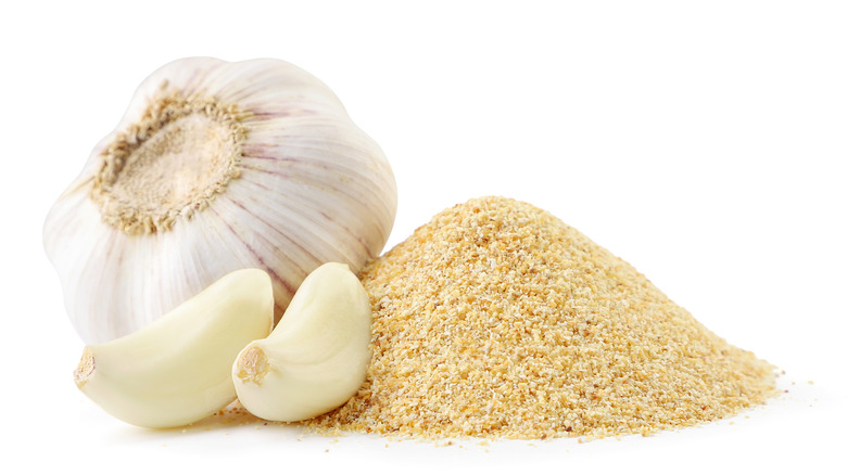 garlic in three forms