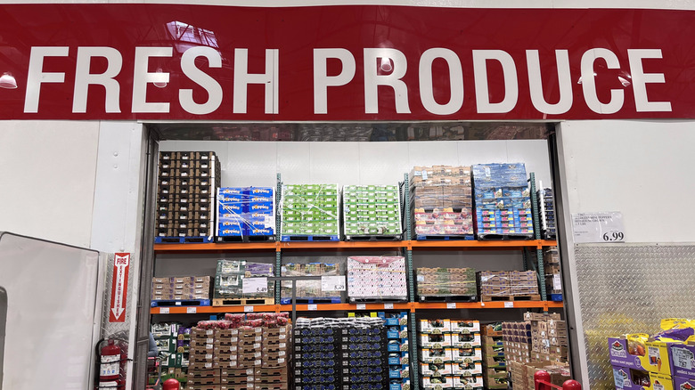 Costco's produce section.